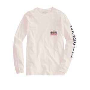 Vineyard Vines Marshmallow Long Sleeve Tee
